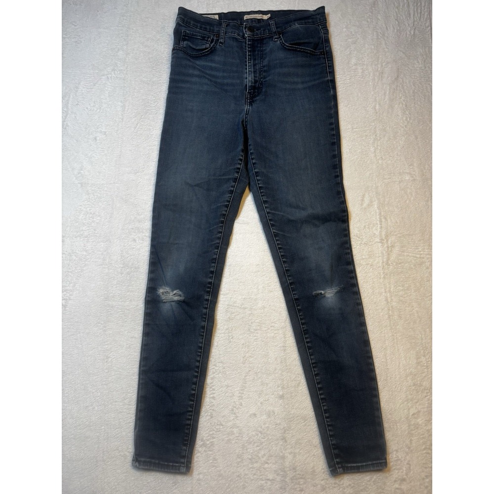 Levi's Mile High Super Skinny Premium Big E Jeans Women's 29 Black Label View 2